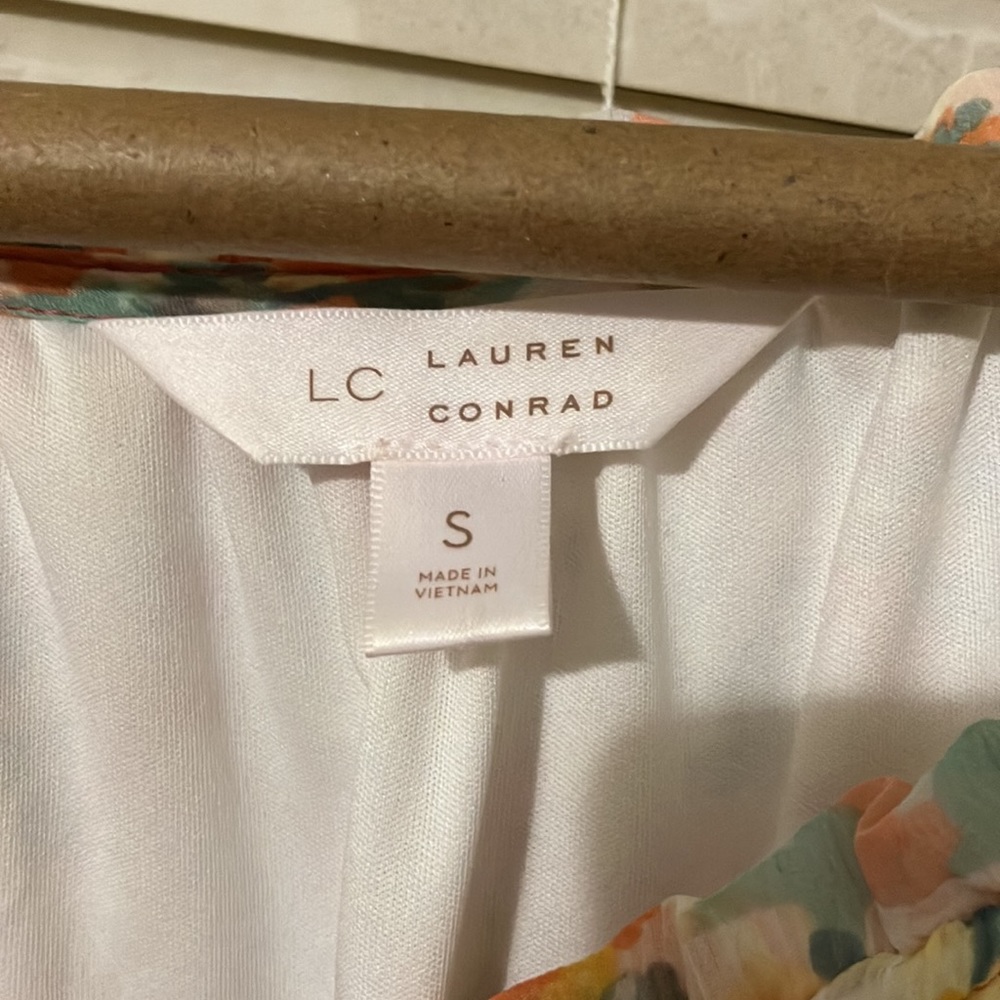 Lauren Conrad floral dress sz S - Picture 4 of 7